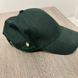 Rolex Dark Green Cap with Yellow Logo